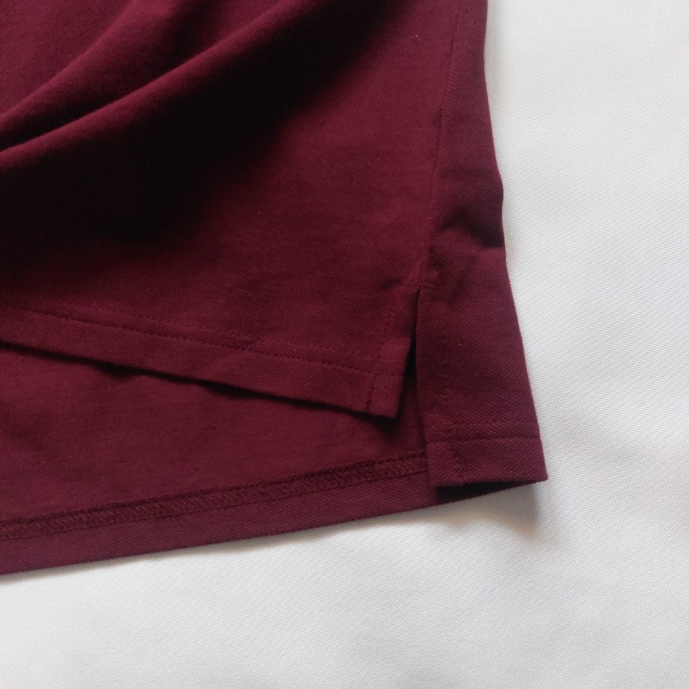 The Children's Place Burgundy Polo Shirt Collar Button Size M 7/8 - Picture 5 of 6